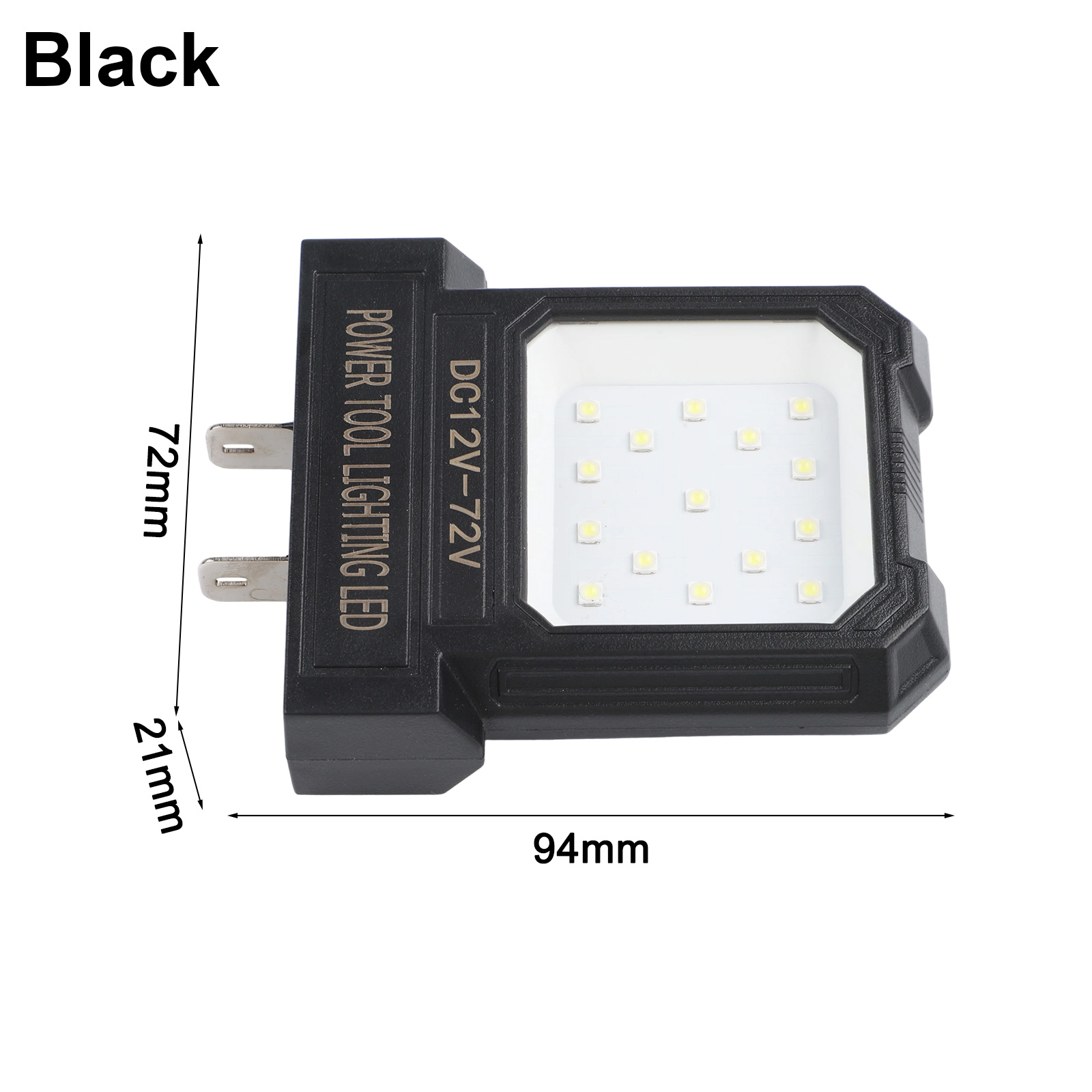 Power Tools Inspection - 1pc 14W LED キャンプランタンミニポケットワークライト検査用 12-72V 電動工具リチウム電池屋外現場使用用