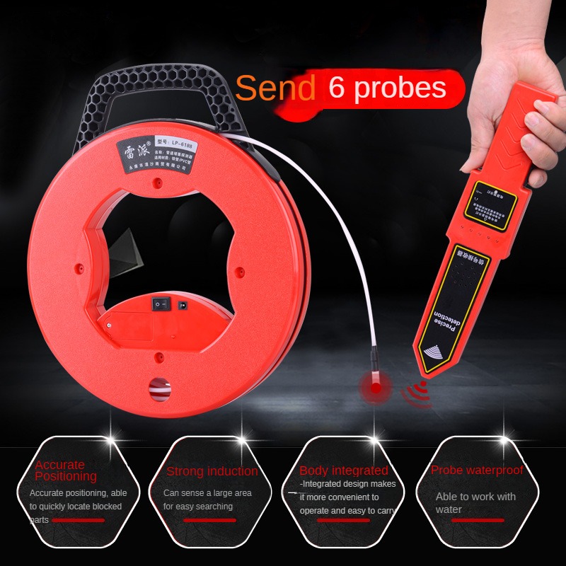 Power Tools Inspection - ワイヤレスパイプライン検出器 PVC 通線パイプ詰まりテスター壁パイプロケーター専門電気技師検査ツール