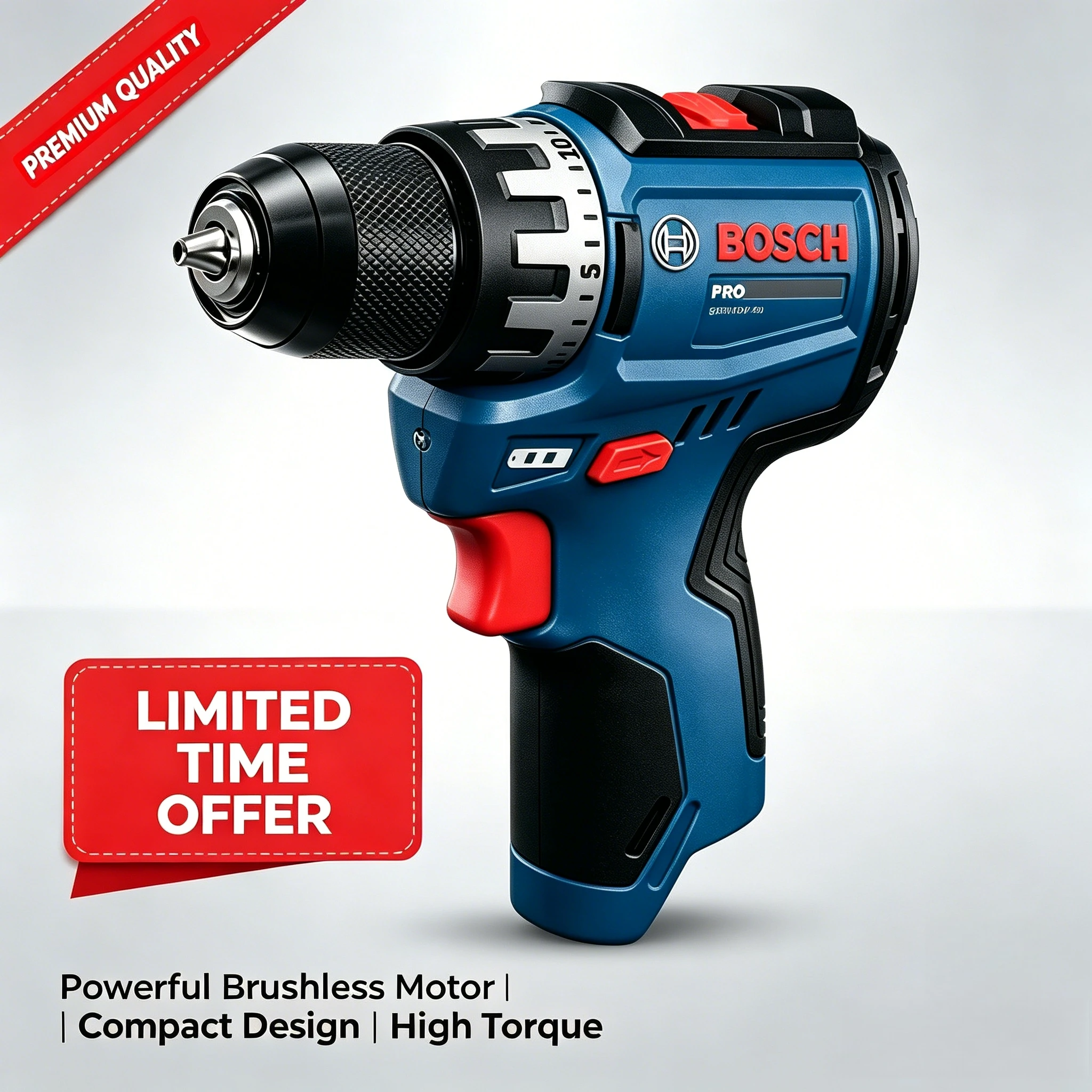 Impact Driver Cordless - ボッシュ GSR 12V-31 コードレスドリルドライバー、棚設置や通常の家庭用家具の締め付け作業に最適な精密トルク設定