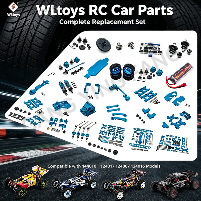 Impact Driver Cordless - WLtoys 144010 124007 124017 124016 RCカー用メタルアップグレードパーツ