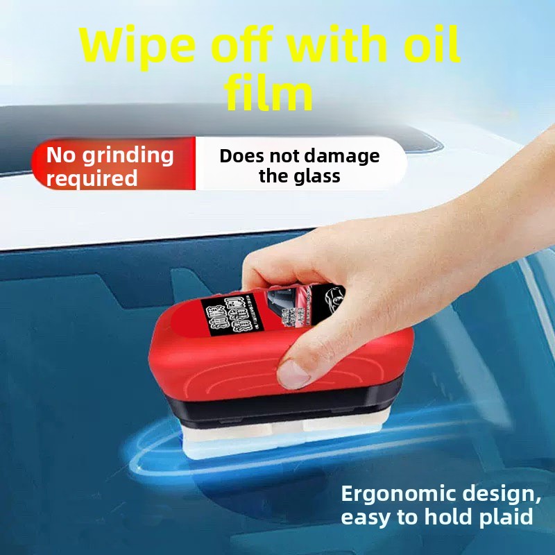 Power Tools Use - 強力油膜除去ブラシ 車のガラスとバックミラー用、ウェットワイピングツール、非研磨、傷防止、雨天使用、車のガラス用