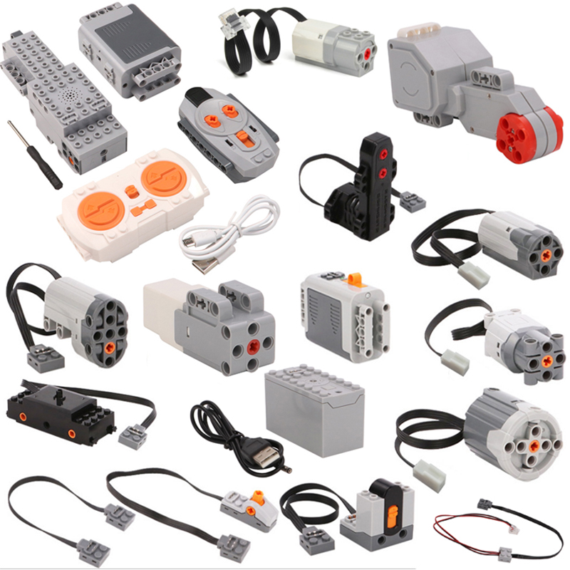 Power Tools King - Moc-高技術部品mxl電気モーター,サーボ,バッテリー,多機能モーター,pf 8293 8883,レゴ互換ビルディングブロック