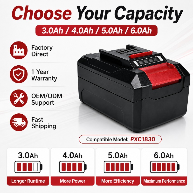 Power Tools Einhell - Einhell PXC1830 Power X-Changeバッテリー用交換用18V 5.0Ahリチウムイオンバッテリー（18Vコードレスドリルおよび電動工具用）