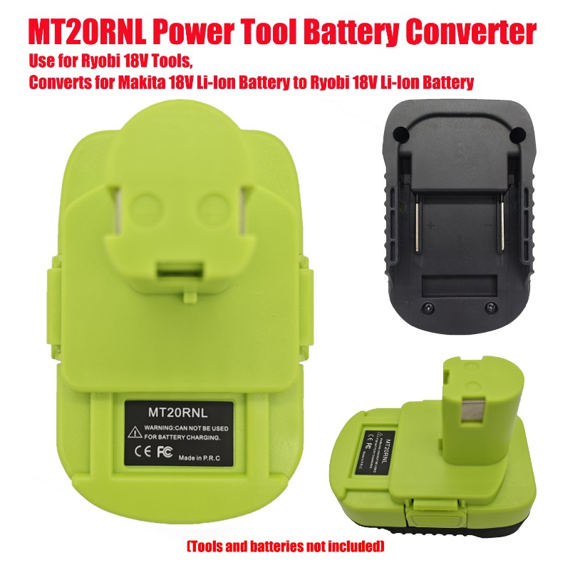 Power Tools Use - リョービ18Vツール用、マキタ18Vリチウムイオンバッテリーをリョービ18VリチウムイオンバッテリーMT20RNLに変換する電動工具バッテリーコンバーター