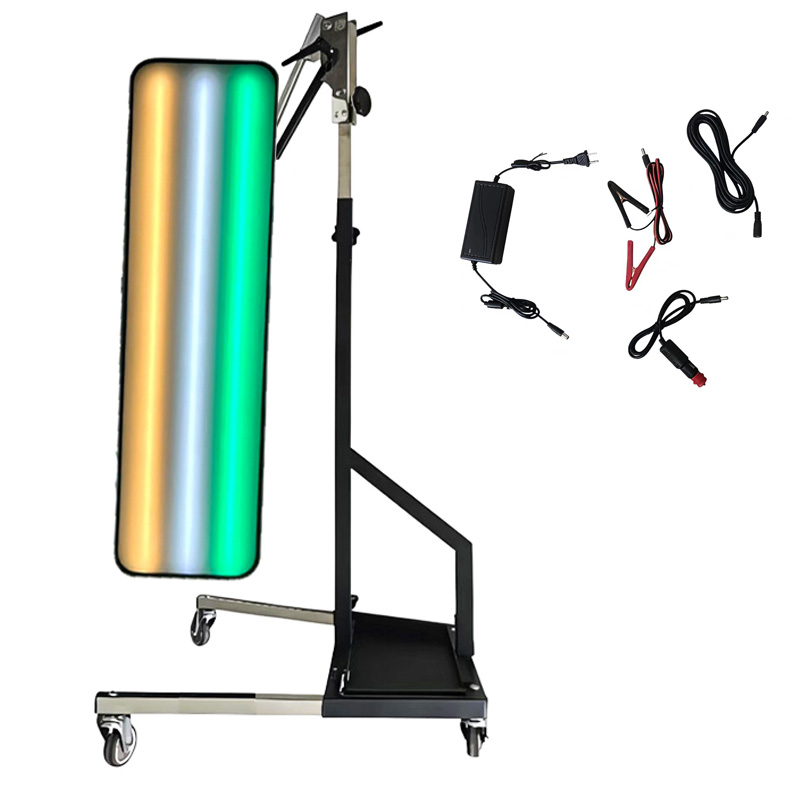 Power Tools King - 9LED PDR デントリフレクターボード モバイルホイールスタンド 115cm 調整可能