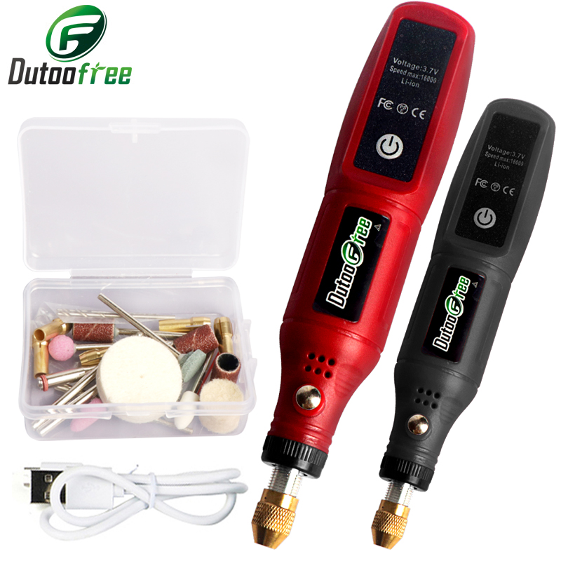 Power Tools Ingco - USB コードレスロータリーツールキット木工彫刻ペン DIY ジュエリー金属ガラスミニワイヤレスドリル 24 個アクセサリー