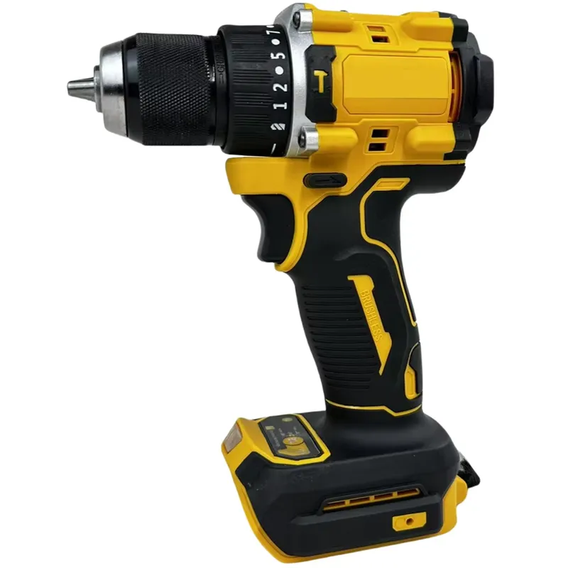 Power Tools Use - 20V 13mm 高度にポータブルで操作性の高いコンパクト電動工具、狭い場所や屋外での使用に最適なDCD805コードレスブラシレスインパクトドリル