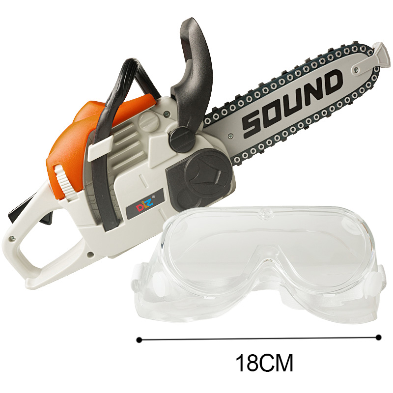 ゴーグル付きおもちゃのチェーンソー 子供用電動チェーンソー  - Power Tools Kids のレビューと価格
