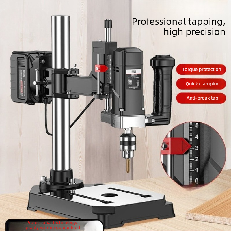ハイパワーリチウム電動タッピングマシン小型デスクトップ多機能 - Power Tools Usa のレビューと価格