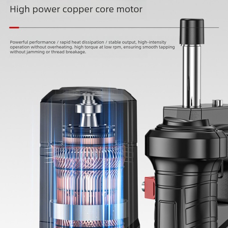 ハイパワーリチウム電動タッピングマシン小型デスクトップ多機能 - Power Tools Usa のレビューと価格