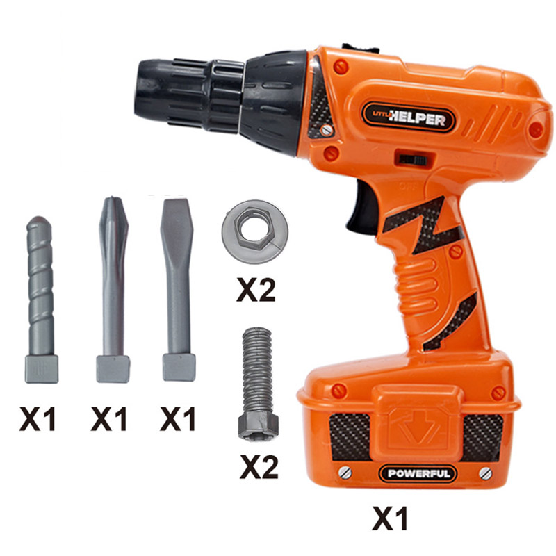 ツールおもちゃ電気ドリル BO シミュレーションスクリュード - Power Tools Kids のレビューと価格