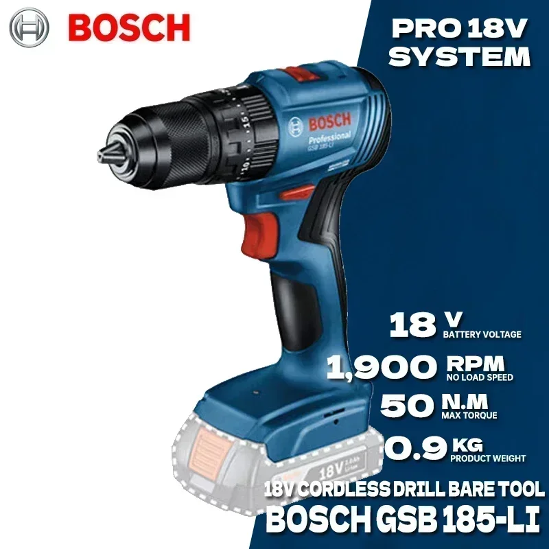 ボッシュ GSB 185-LI 18V コードレスインパクト - Impact Driver Cordless のレビューと価格