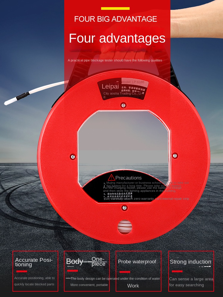 ワイヤレスパイプライン検出器 PVC 通線パイプ詰まりテスタ - Power Tools Inspection のレビューと価格