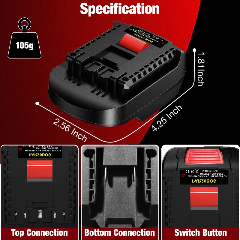 HAKSINKY PAR20BOS 電動工具バッテリーアダプ - Power Tools Use のレビューと価格