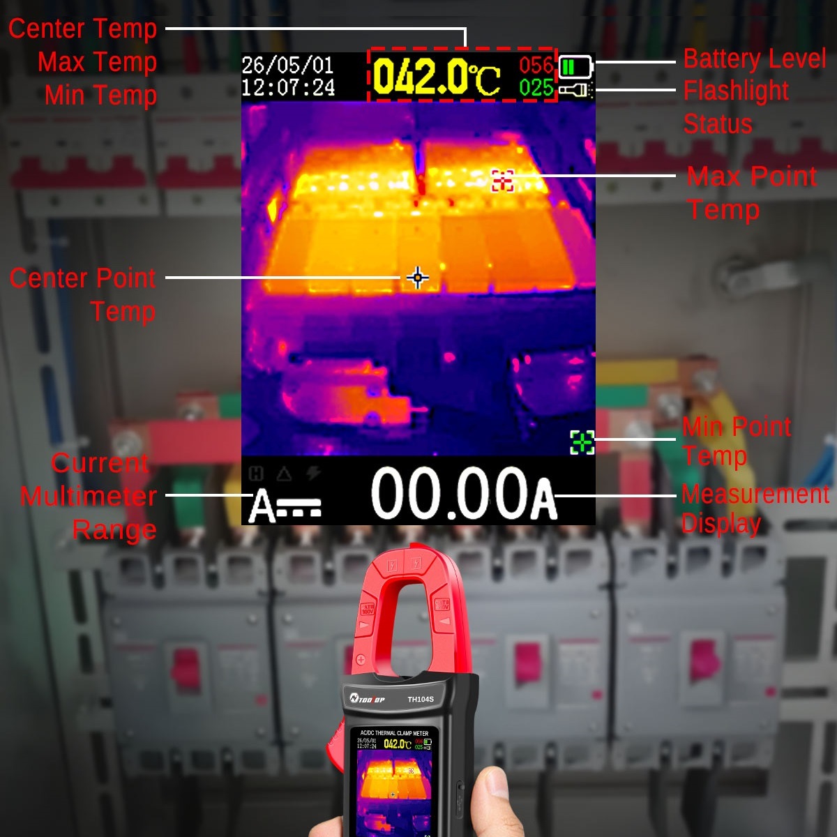 TH104S サーマルクランプメーター 10000 カウント - Power Tools Inspection のレビューと価格