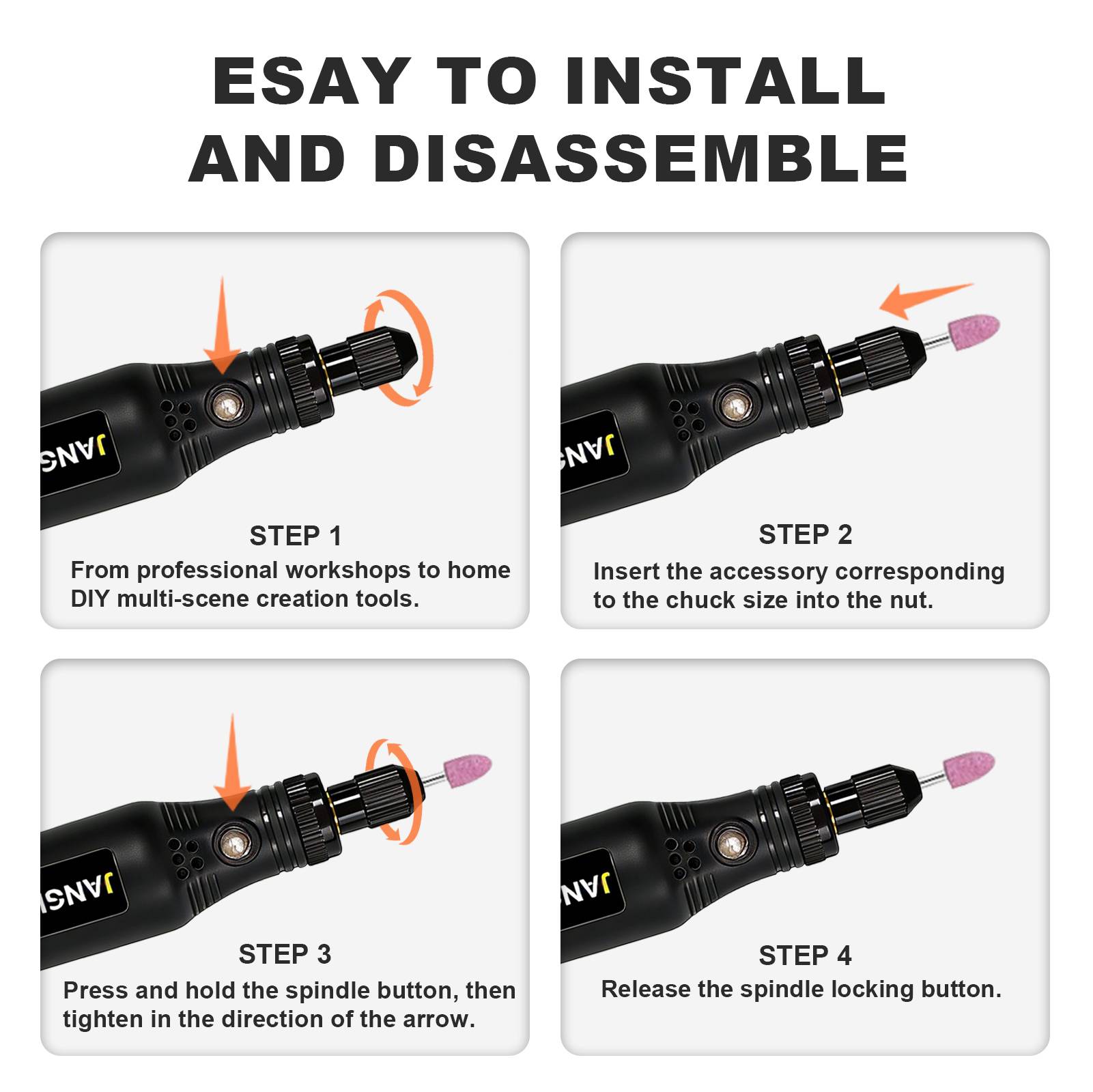 JANGKLIFE USB コードレスロータリーツールキット - Power Tools Ingco のレビューと価格