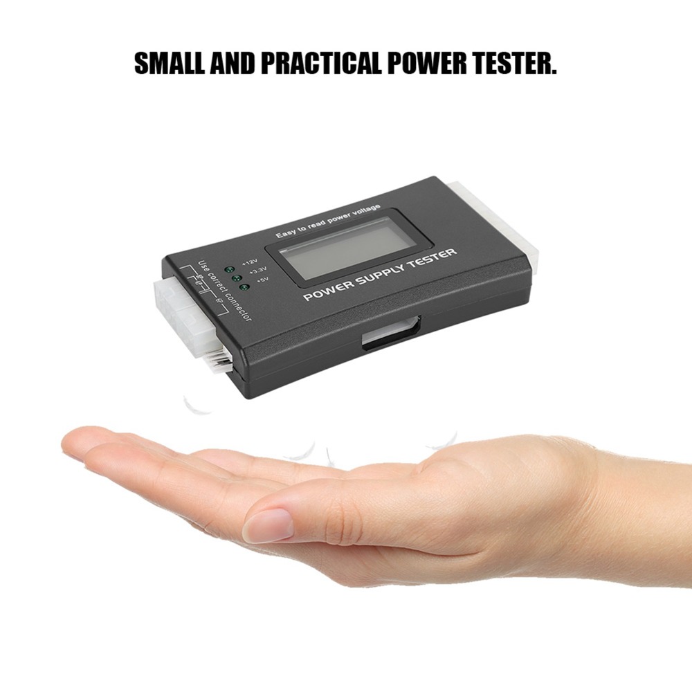 LCD ディスプレイ ATX 電源テスター 20/24 ピン - Power Tools Inspection のレビューと価格