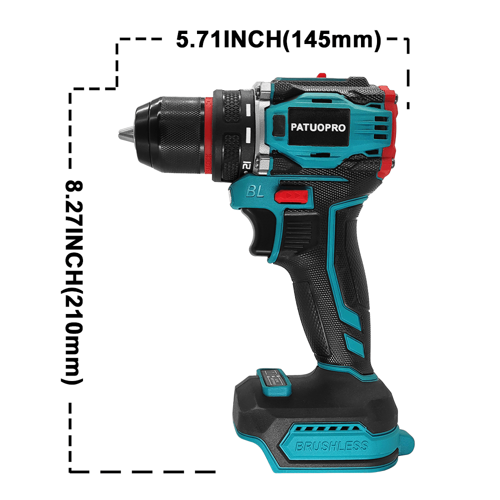 PATUOPRO 21V ワイヤレスブラシレス電気ドリルドラ - Power Tools Ingco のレビューと価格
