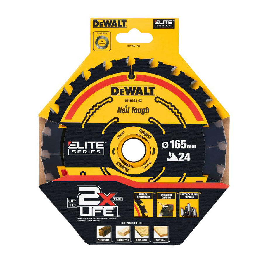 DEWALT DT10624-QZ 1/3 個 24T 建設 - Power Tools Woodworking のレビューと価格
