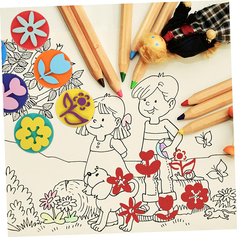 ペイント用フォームスタンプ、かわいい動物の笑顔の顔のペイント - Power Tools Kids のレビューと価格