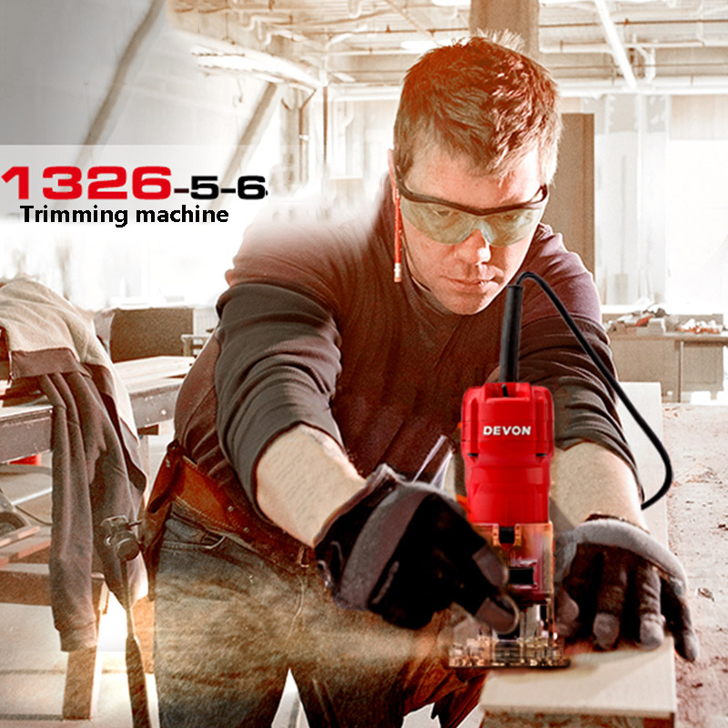 220V 木材ルーターマシン木工電気トリマー 6 ミリメート - Power Tools Woodworking のレビューと価格