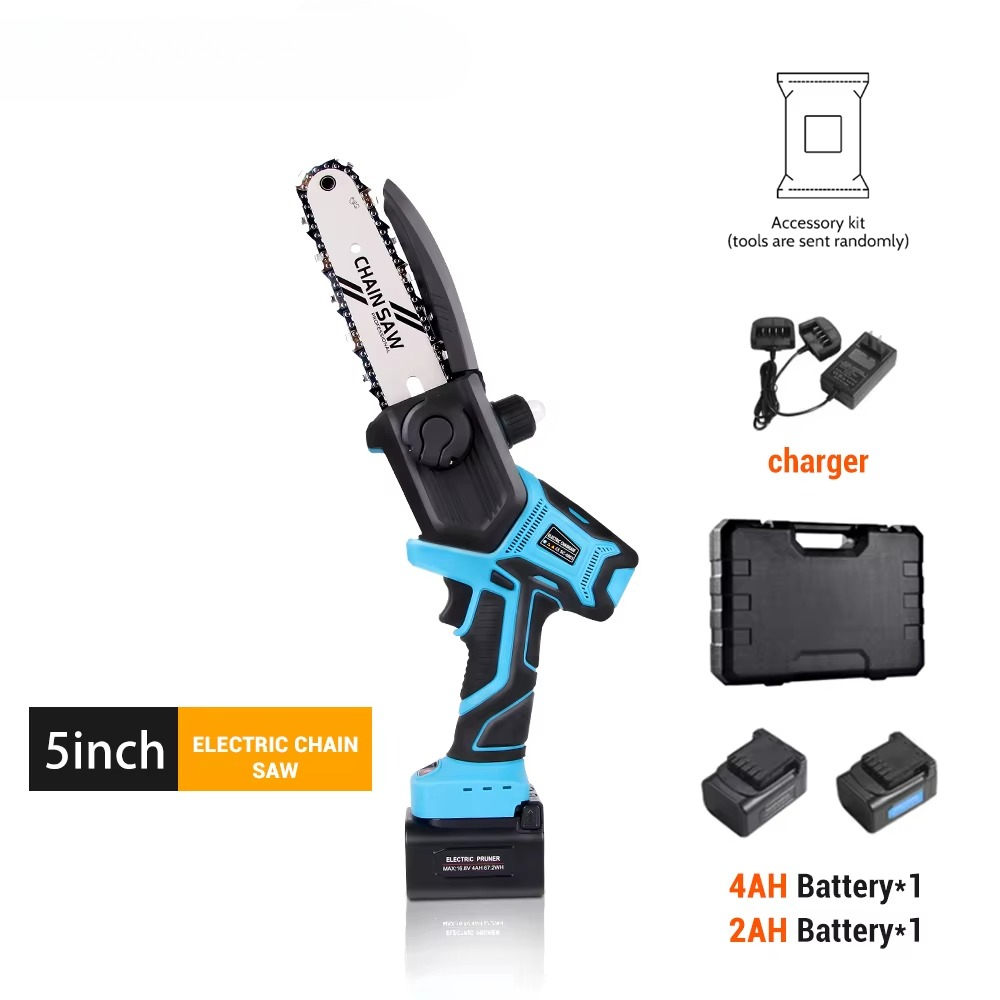 5インチ ブラシレス電動ノコギリ コードレスチェーンソー リ - Power Tools Woodworking のレビューと価格
