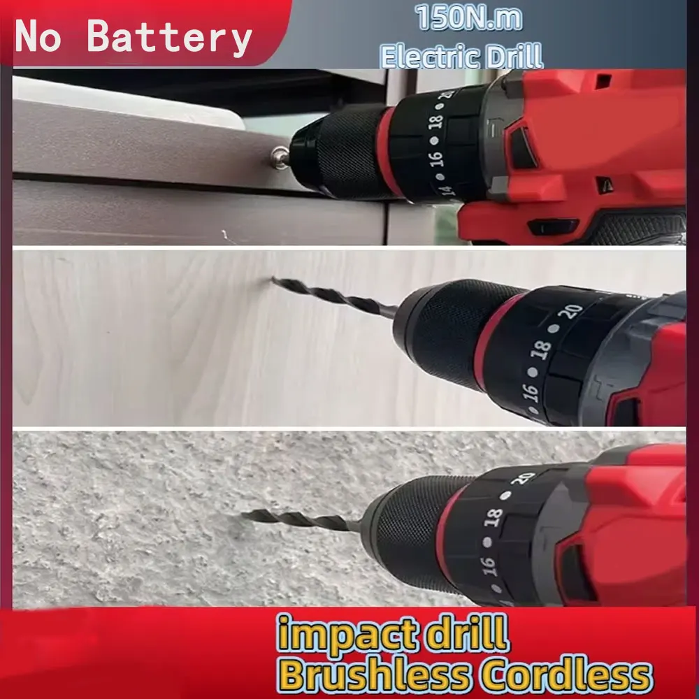 小型電動ブラシレスインパクトドリル 150Nm コードレス電 - Power Tools Use のレビューと価格
