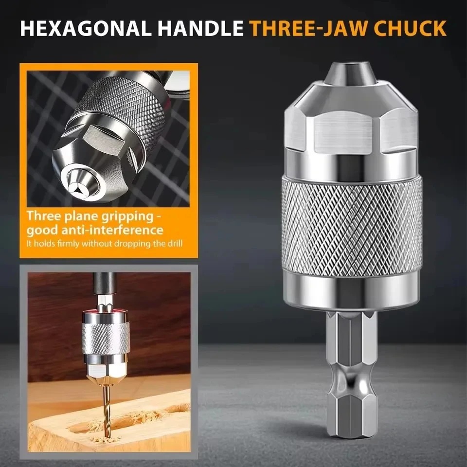 3 ジョーキーレスドリルチャックアダプター 1.5-6.5  - Power Tools Woodworking のレビューと価格